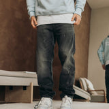 BULLET BLACK BAGGY JEANS