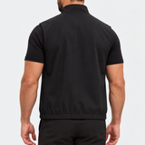 DELUXE DUBBELZIJDIGE BODYWARMER | BLACK & SAND