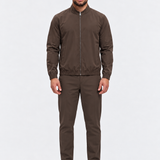 TECH ZIP SUIT | BROWN