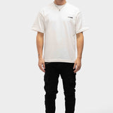Martyr Black Jeans - zwarte heren jeans, stofdetail
