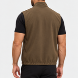 DELUXE DUBBELZIJDIGE BODYWARMER | BEIGE & BROWN