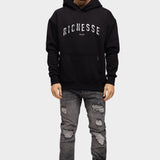 Force Deluxe Grey Jeans - grijze heren jeans, stofdetail
