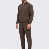 TECH ZIP SUIT | BROWN