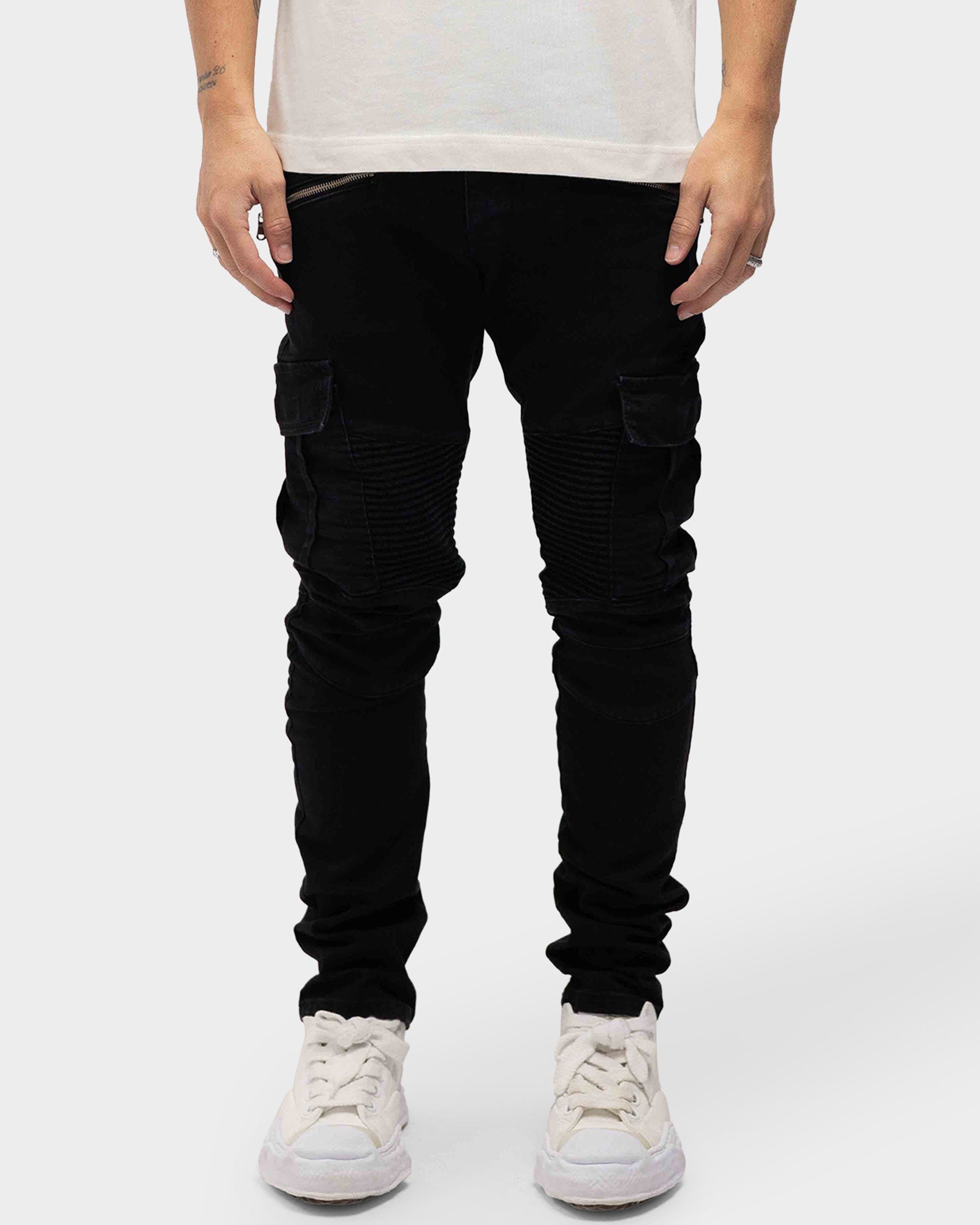 Martyr Black Jeans - zwarte heren jeans van Richesse