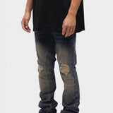 SNIT FLARED JEANS