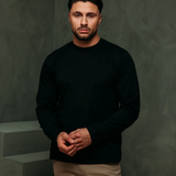 REYES KNITTED SWEATER | BLACK