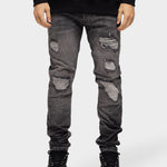 Force Deluxe Grey Jeans - grijze heren jeans van Richesse