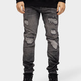 Force Deluxe Grey Jeans - grijze heren jeans van Richesse