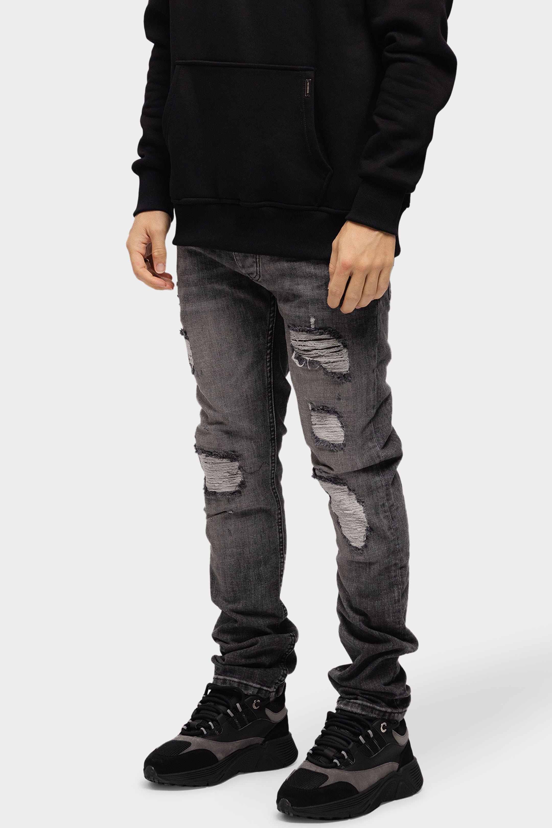 Force Deluxe Grey Jeans grijs - Richesse heren denim