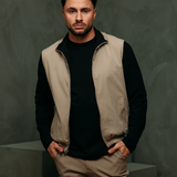 CORE BODYWARMER BLACK BEIGE