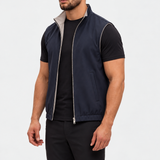 DELUXE DUBBELZIJDIGE BODYWARMER | GREY & NAVY