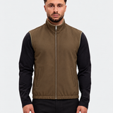 DELUXE DUBBELZIJDIGE BODYWARMER | BEIGE & BROWN