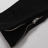Martyr Black Jeans zwart - Richesse heren jeans, close-up afwerking