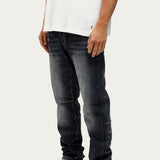 Bullet Dark Blue Baggy Jeans zijkant