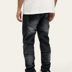 Bullet Dark Blue Baggy Jeans achterkant