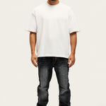 Bullet Dark Blue Baggy Jeans full look voorkant