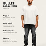 [NL] Bullet Dark Blue Baggy Jeans pasvorm en materiaal