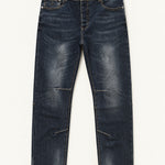 Bullet Dark Blue Baggy Jeans flat-lay