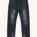 Bullet Dark Blue Baggy Jeans flat-lay
