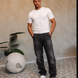 BULLET BLACK BAGGY JEANS — lifestylefoto