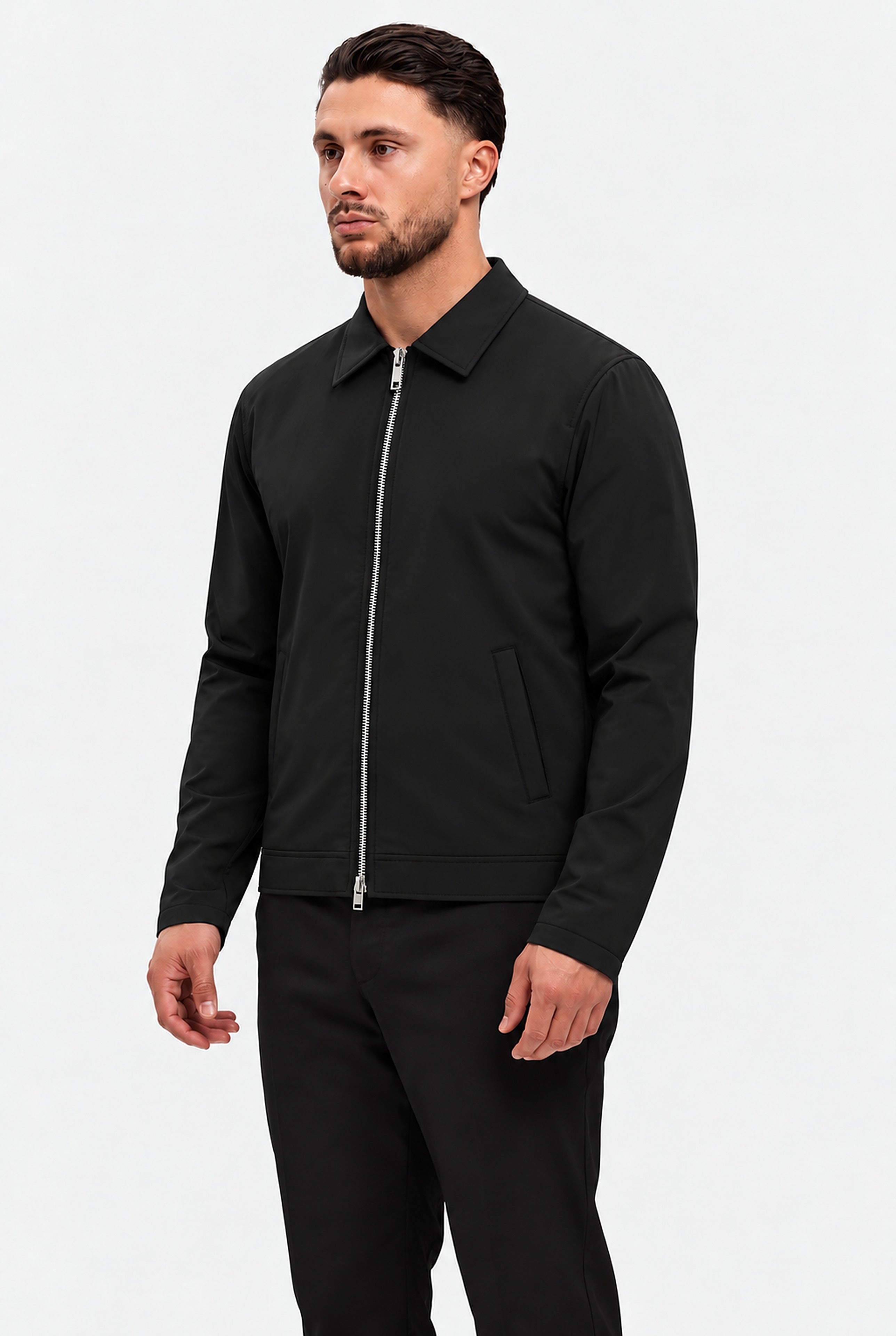 MARSEILLE JACKET | BLACK — zijkant