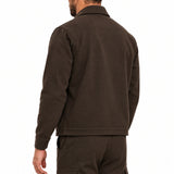 CARGO VEST BROWN - studio achterkant