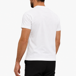 Classic Cotton T-shirt white — studio back, zwarte pantalon