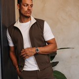 CORE BODYWARMER BROWN LIGHT — lifestylefoto