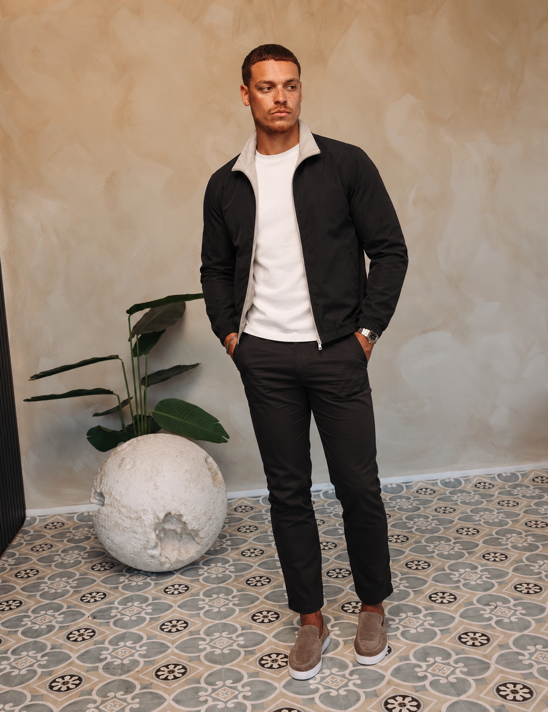 CORE JACKET BLACK — lifestylefoto