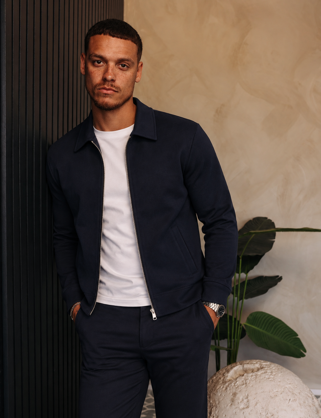CORE ZIP JACKET | NAVY — lifestylefoto