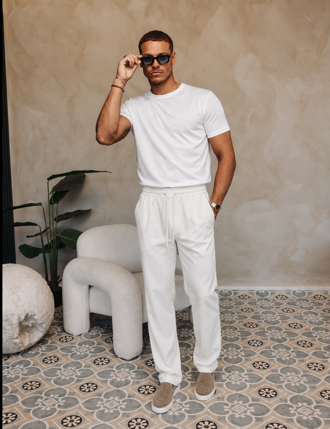 EASE PANTS | WIT — lifestylefoto