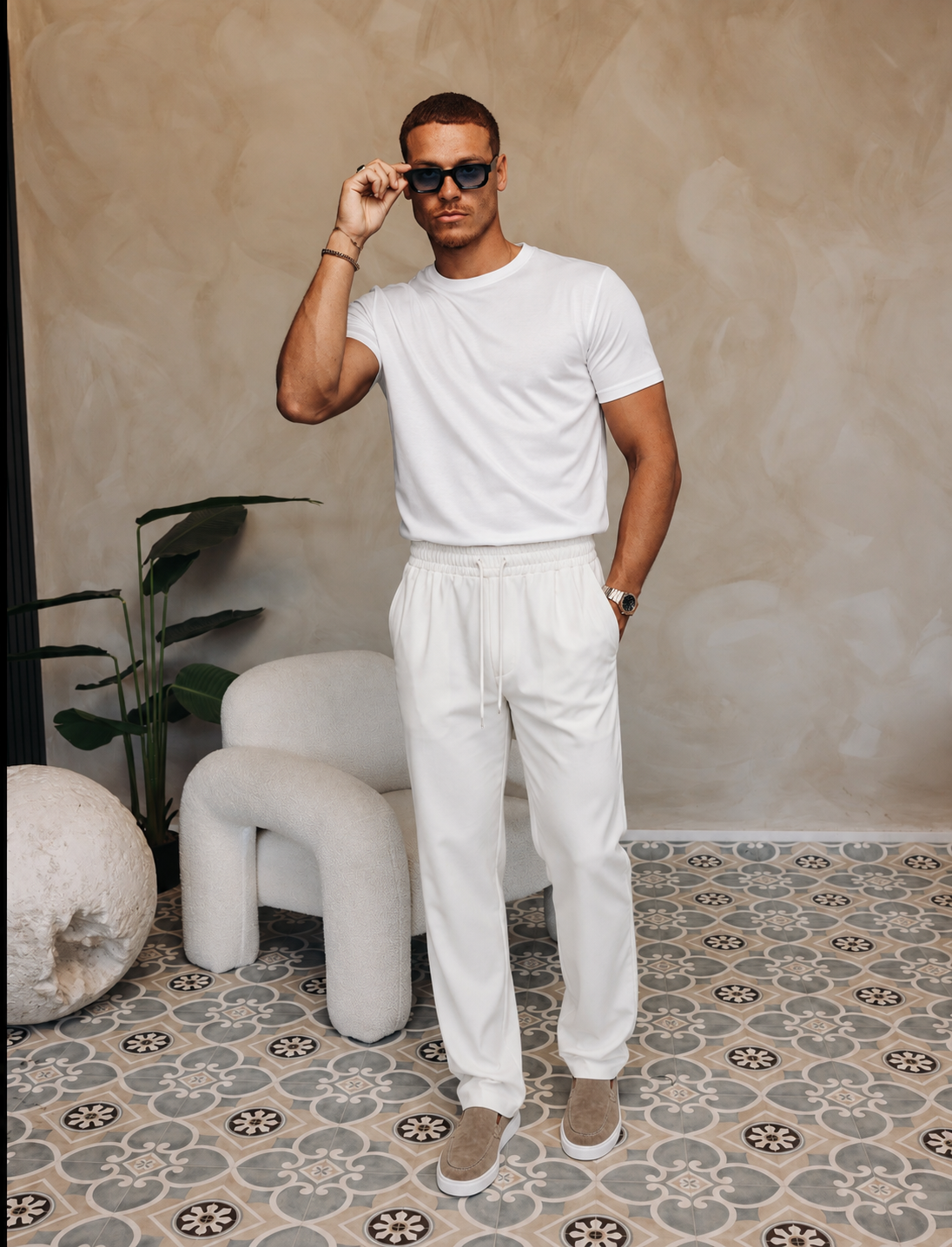 EASE PANTS | WIT — lifestylefoto