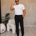 ESSENTIALS SMARTS PANTS BLACK — lifestylefoto