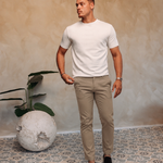 ESSENTIALS SMARTS PANTS CAMEL — lifestylefoto