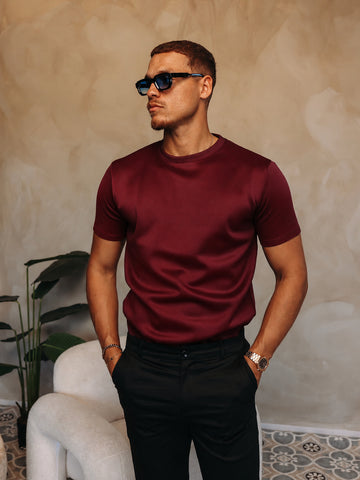 GLOSS ESSENTIAL SHIRT BURGUNDY