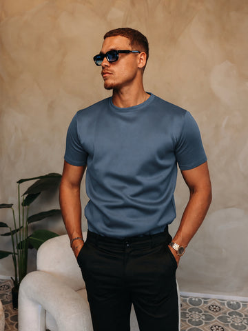 GLOSS ESSENTIAL SHIRT STEEL BLUE