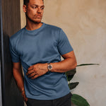 Gloss Essential Shirt Steel Blue - lifestyle
