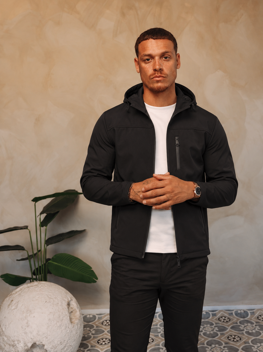 High Peak Jacket Black — lifestylefoto