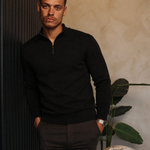 Knitted Zipper Black — lifestylefoto