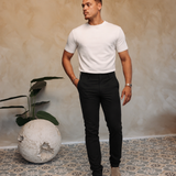 ESSENTIAL MARBELLA BLACK PANTS — lifestylefoto