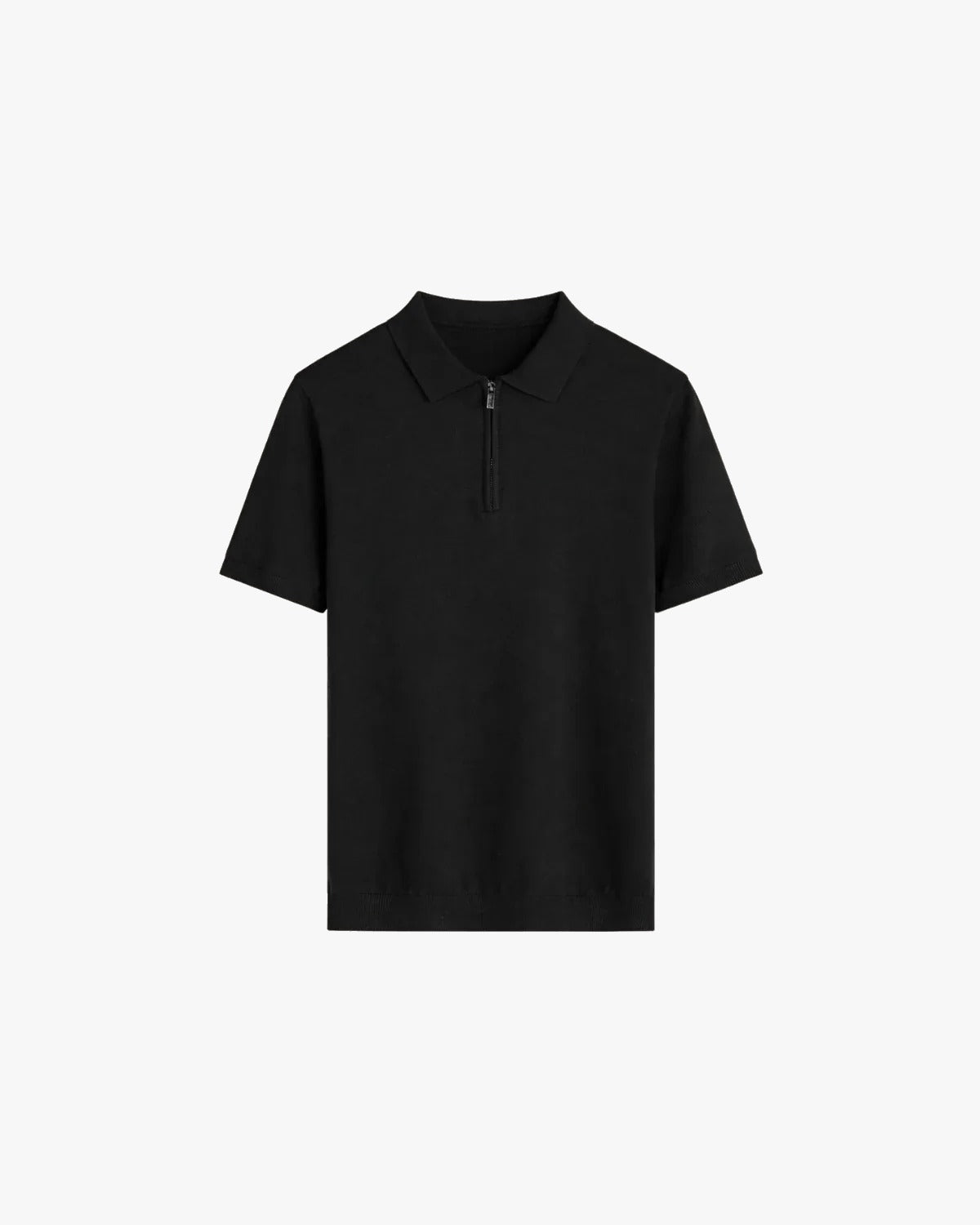 Knit Polo Black