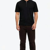 Knit Polo Black