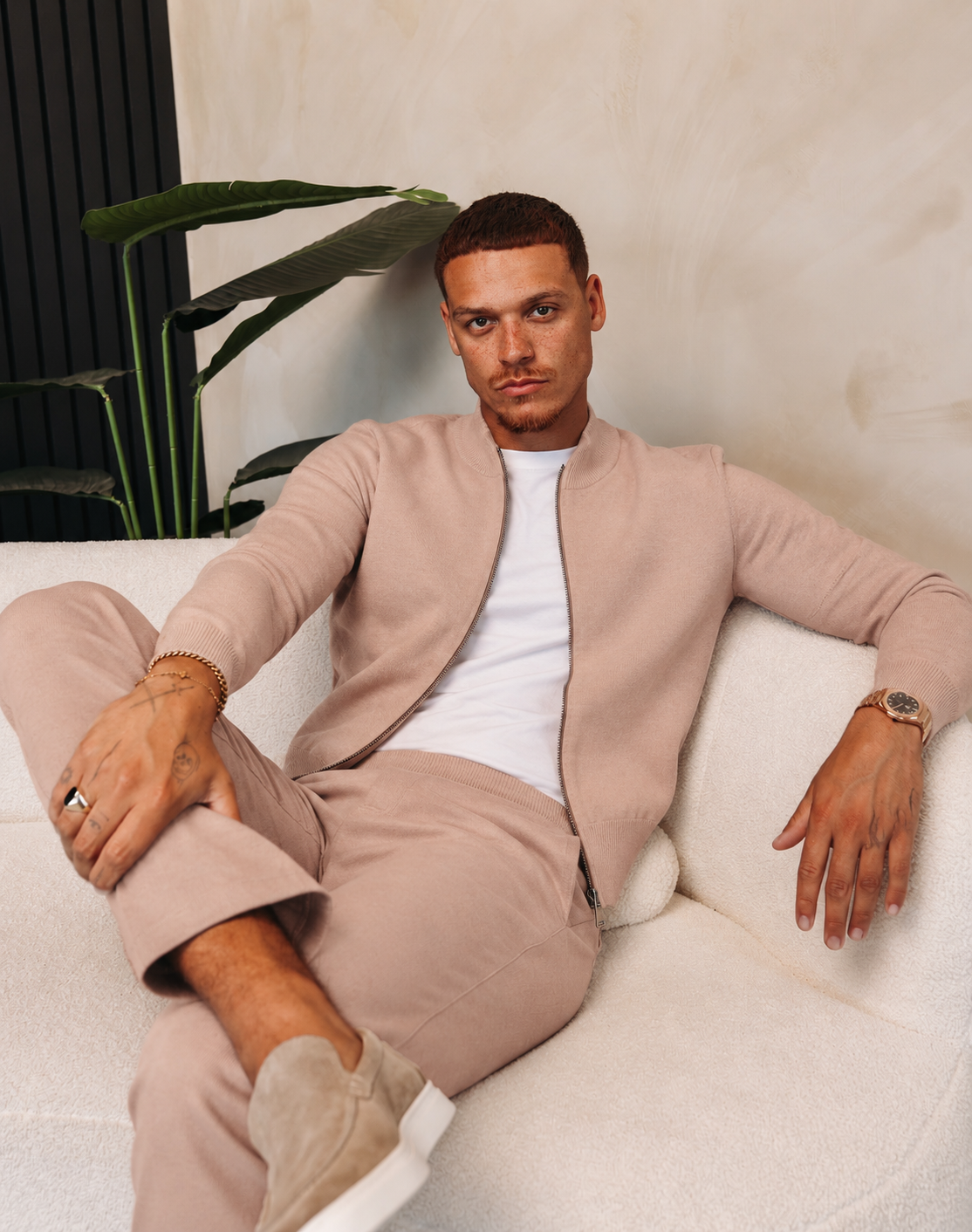 RIVAS HEAVY ZIPPER VEST | CREME — lifestylefoto