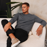 SHINY ESSENTIAL LONGSLEEVE GREY — lifestylefoto