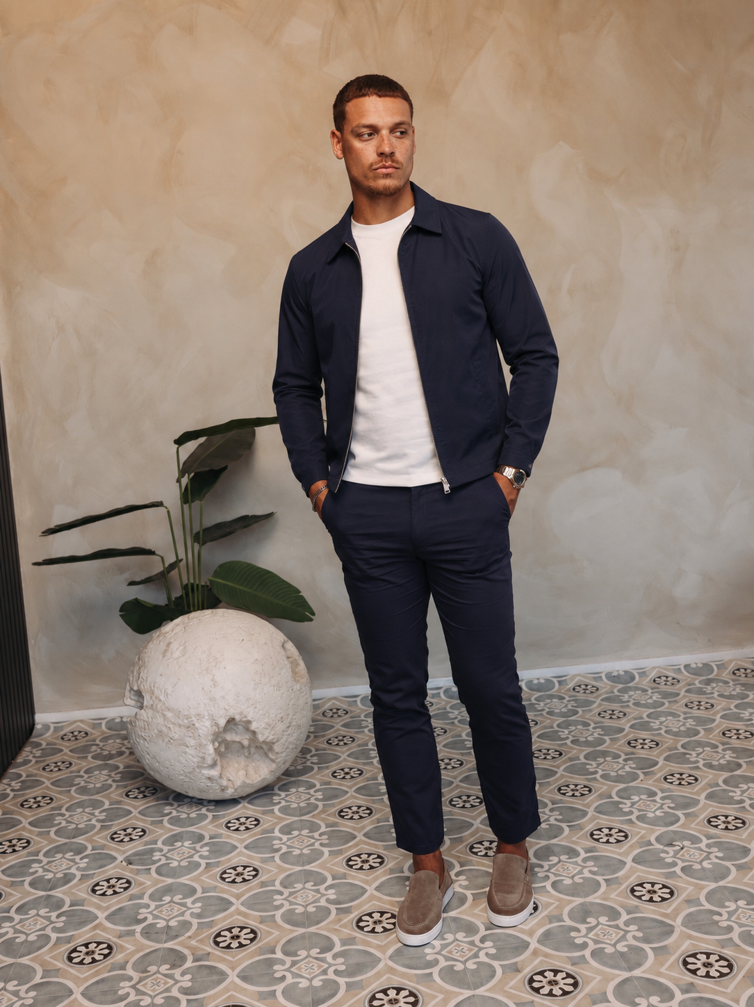 SMART JACKET NAVY — lifestylefoto