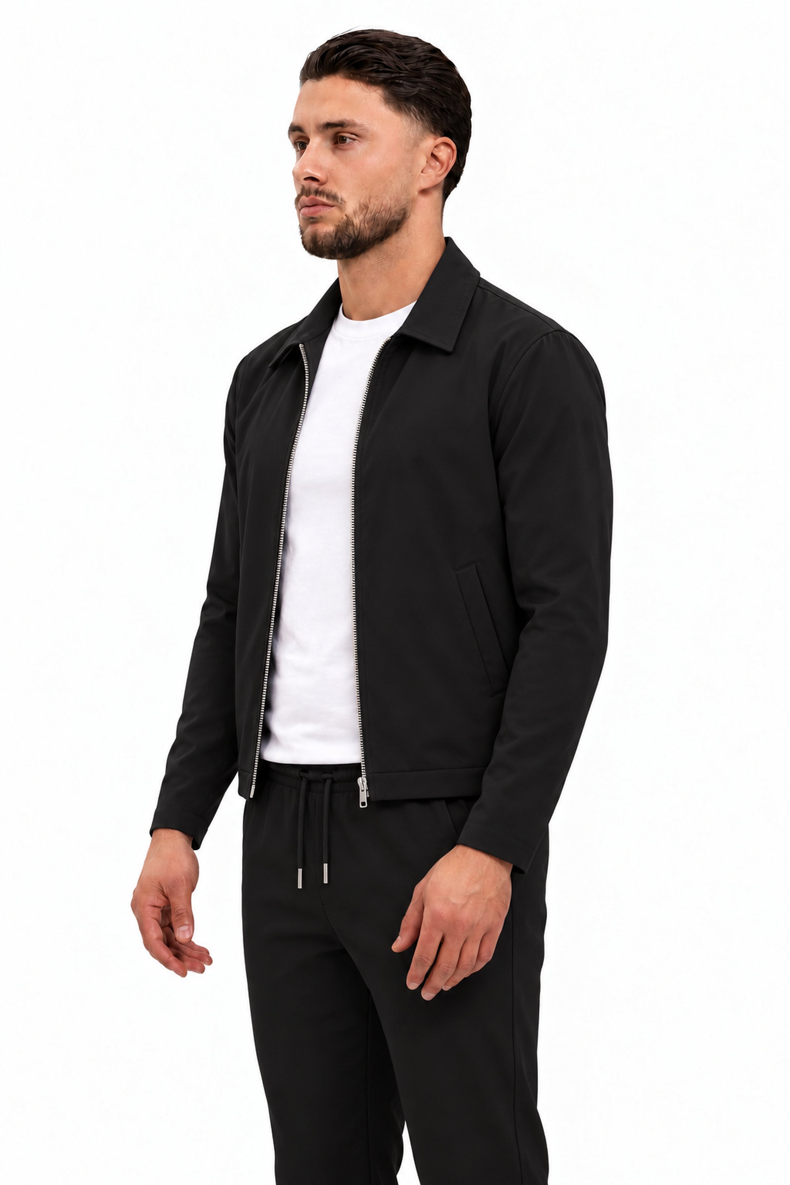 Tech Suit Black - studio zijkant