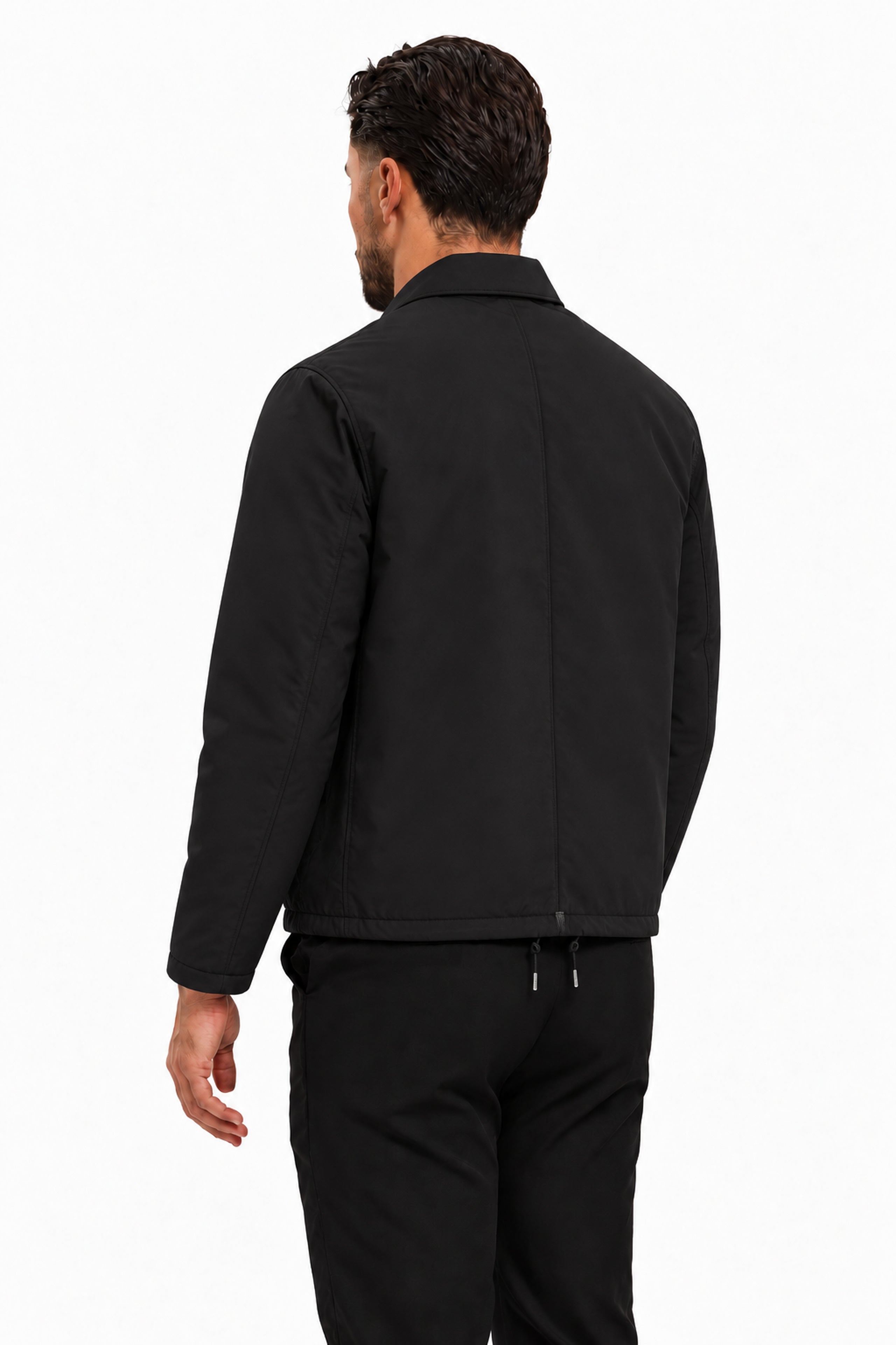TORINO DOWN JACKET BLACK - studio achterkant