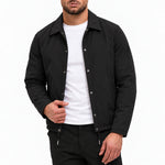 TORINO DOWN JACKET BLACK - studio pose