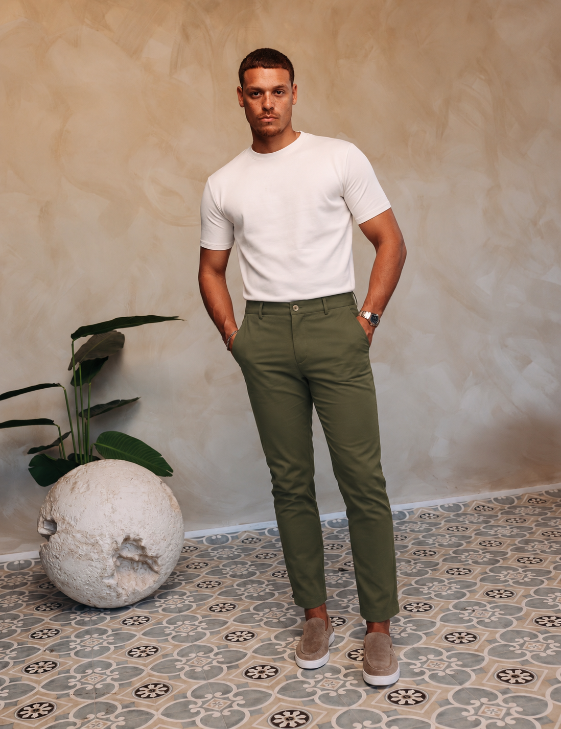 VALENCIA PANTS | OLIVE — lifestylefoto